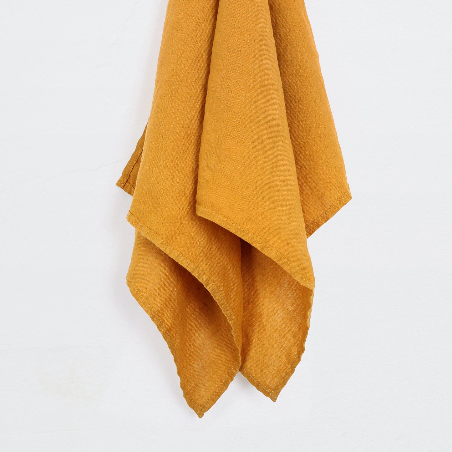 French Linen Tea Towels 14 x 28 Inch (Set of 4) - Yellow