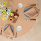 100% French Linen Napkins Set of 4 (20'' x 20'') - Beige