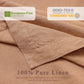 100% French Linen Napkins Set of 4 (20'' x 20'') - Beige