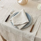 100% French Linen Napkins Set of 4 (20'' x 20'') - Natural Linen