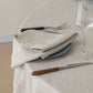 100% French Linen Napkins Set of 4 (20'' x 20'') - Natural Linen