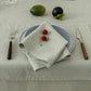 100% French Linen Napkins Set of 4 (20'' x 20'') - Sage