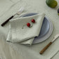 100% French Linen Napkins Set of 4 (20'' x 20'') - Sage
