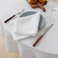 100% French Linen Napkins Set of 4 (20'' x 20'') - White