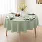 100% Linen Tablecloth Round - 65'' DIA