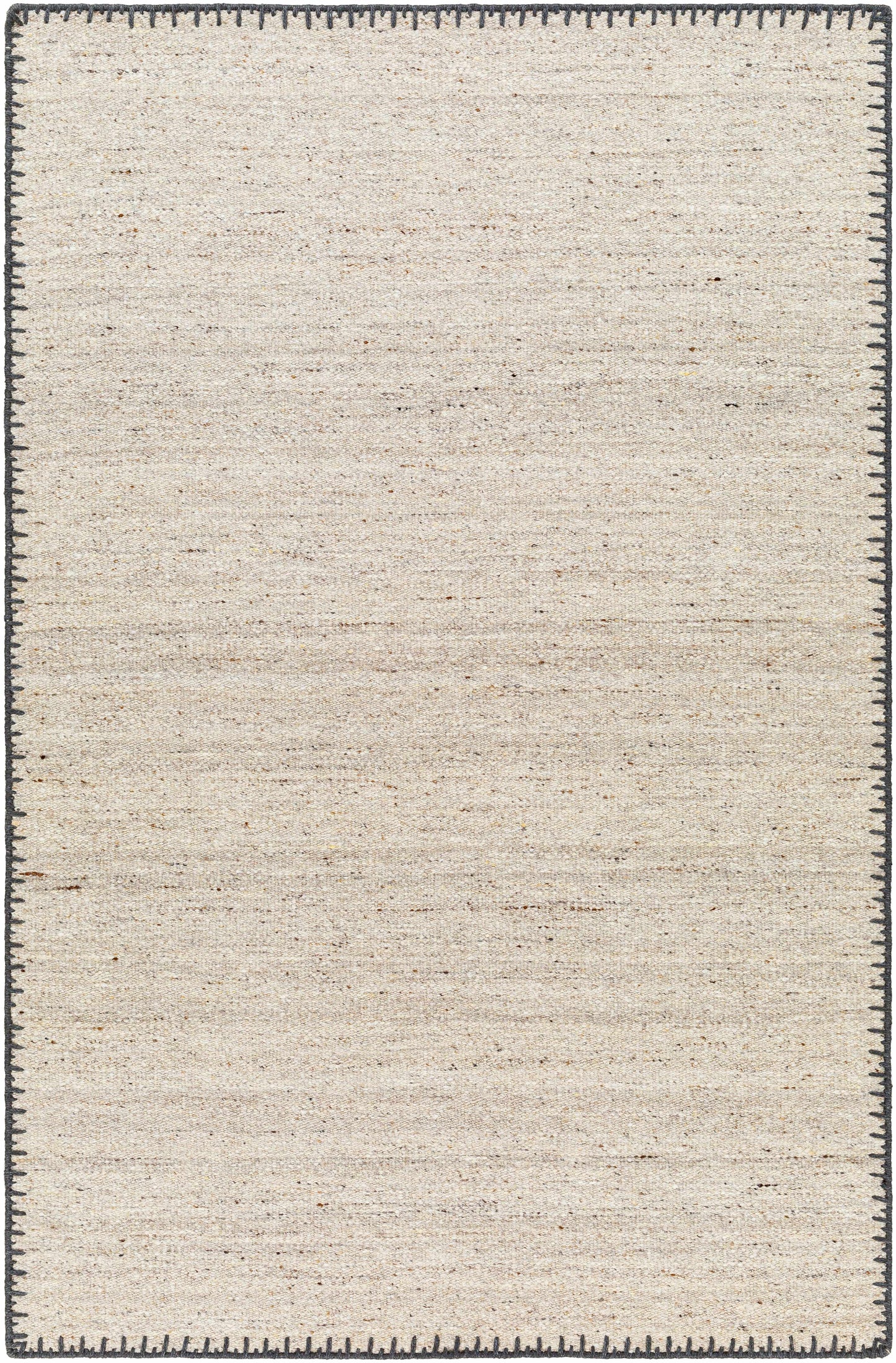 Ayumu Beige Hand Woven Wool Area Rug