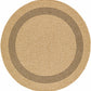 Andie Bordered Faux Jute Rug