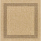 Andie Bordered Faux Jute Rug
