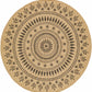 Beata Round Faux Jute Rug