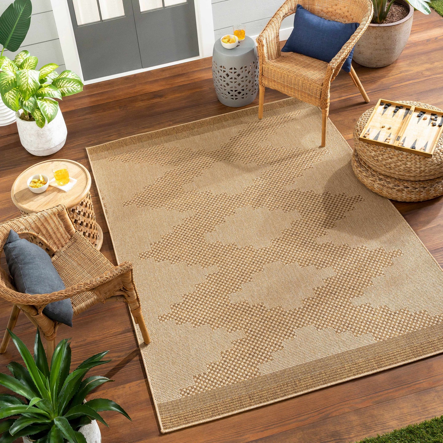 Colum Flatweave Faux Jute Rug