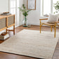 Riki Cream Jute-Wool Blend Rug