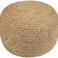 Kaumakani Knitted Jute Round Pouf
