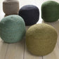 Rockaway Gray Knitted Jute Pouf