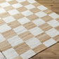 Tyhir Checkered Jute Rug