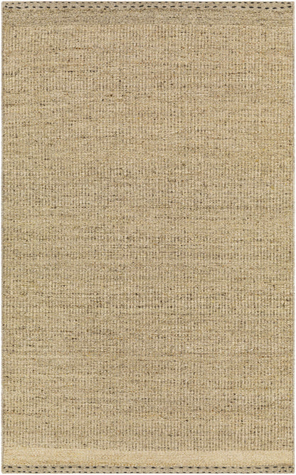 Yaniklar Beige Flat Woven Wool Rug
