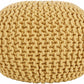 Yablanitsa Orange Knitted Pouf