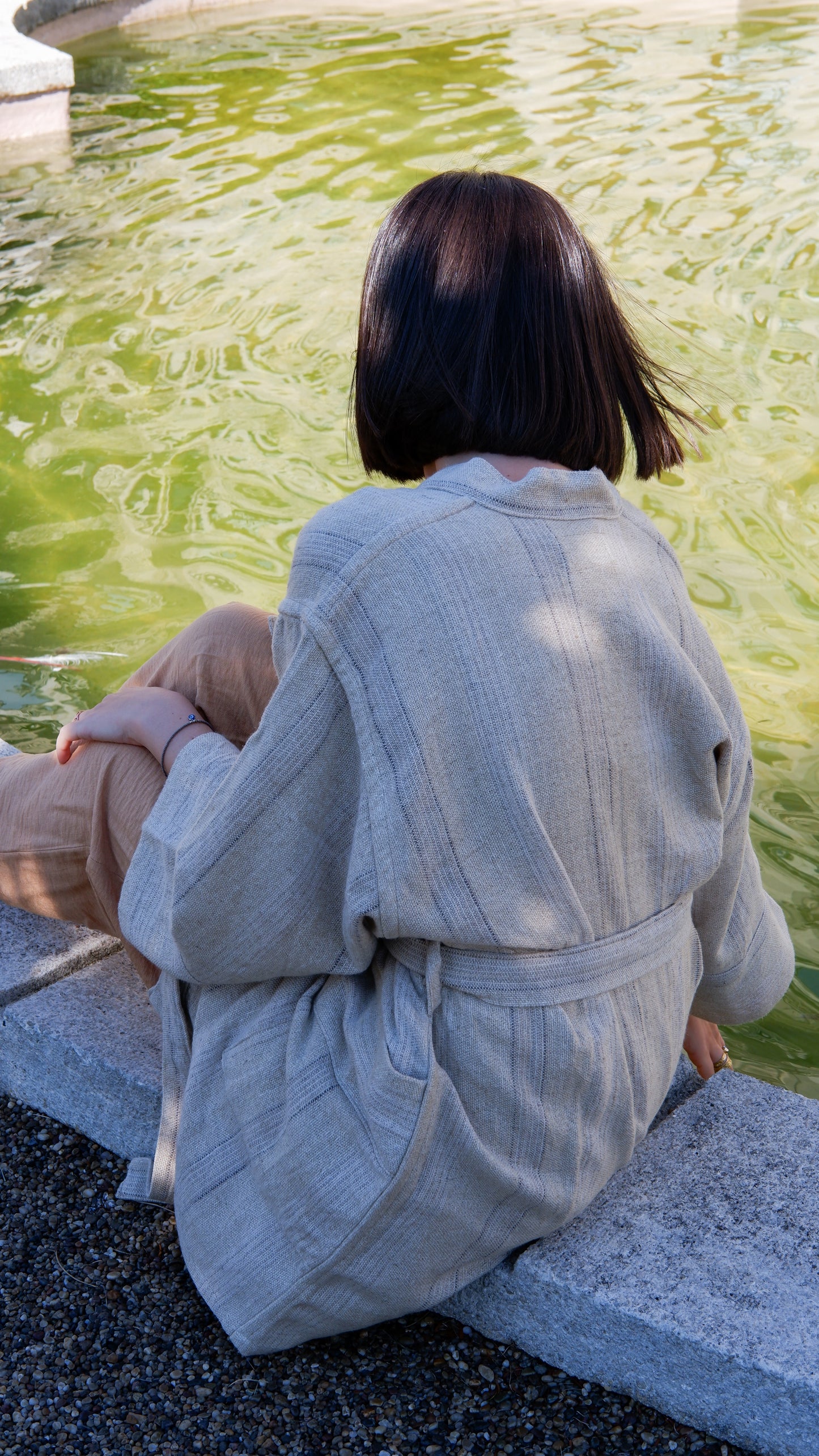 Bata de kimono de atún