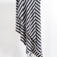 Navy Zebra Towel