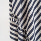 Marineblaues Zebra-Handtuch