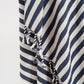 Navy Zebra Towel